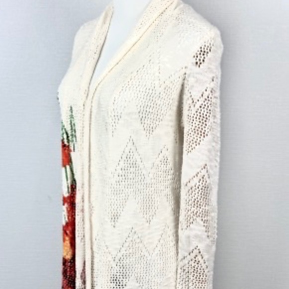 Desigual Margarita Crochet Long Cardigan - Picture 6 of 16